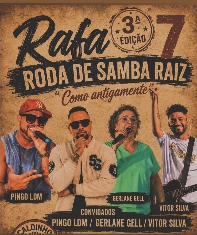 Rafa 7 Roda de samba como antigamente