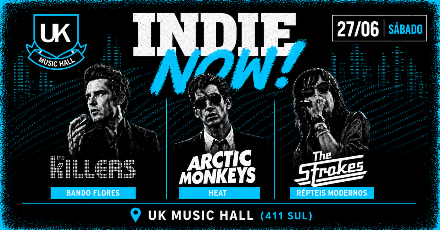 INDIE NOW! // RETIRE SUA CORTESIA // VÁLIDA ATÉ 20H45