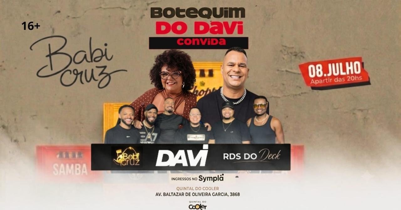Botequim do Davi 4ª Edição - Convida Baby Cruz