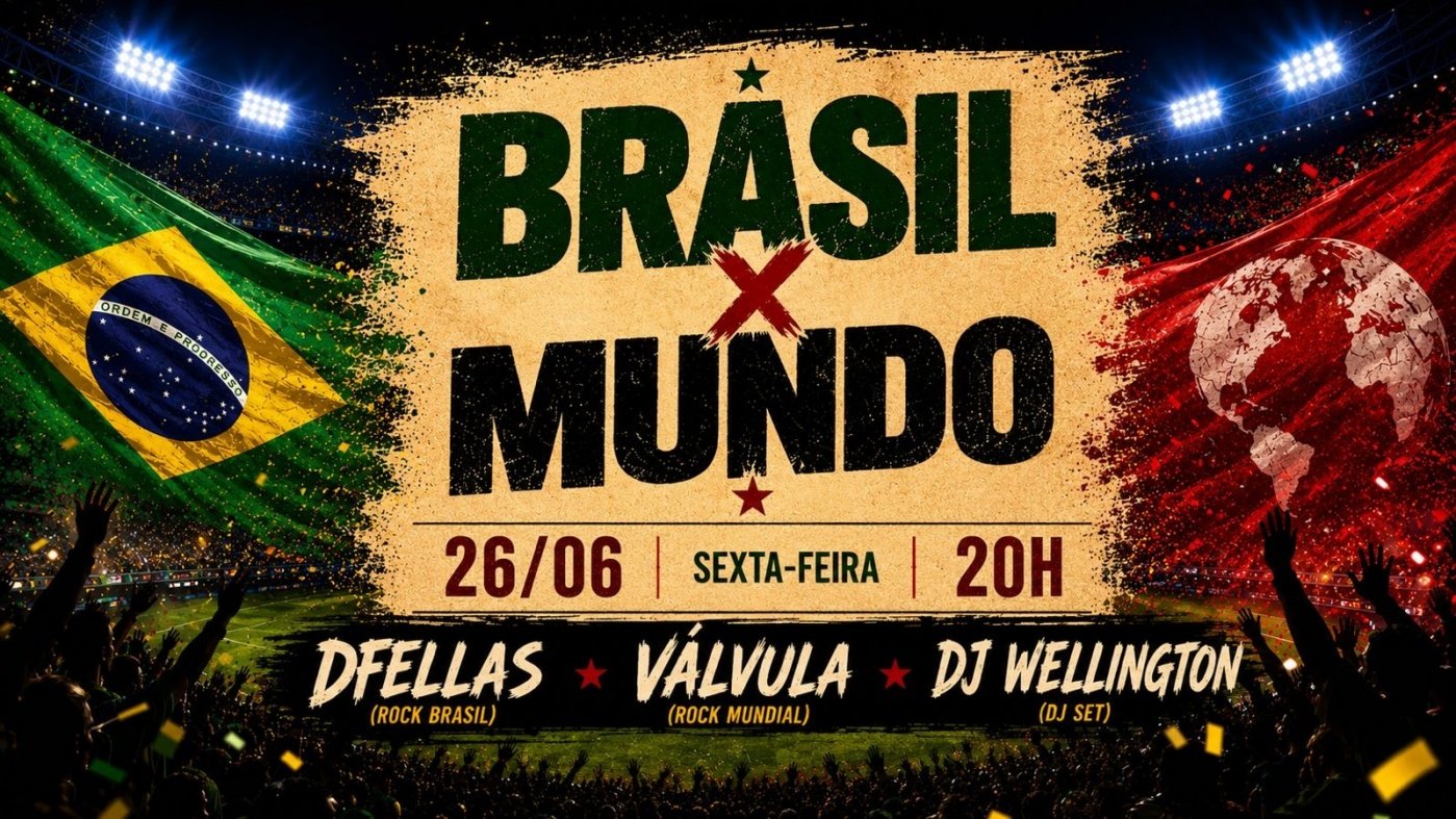 Brasil X Mundo - Galpão 17
