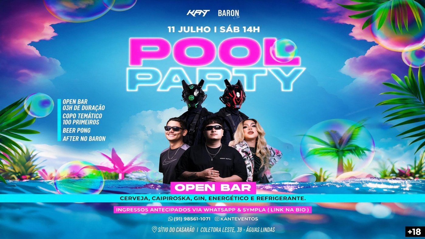 Pool Party: Open Bar | Kant & Baron