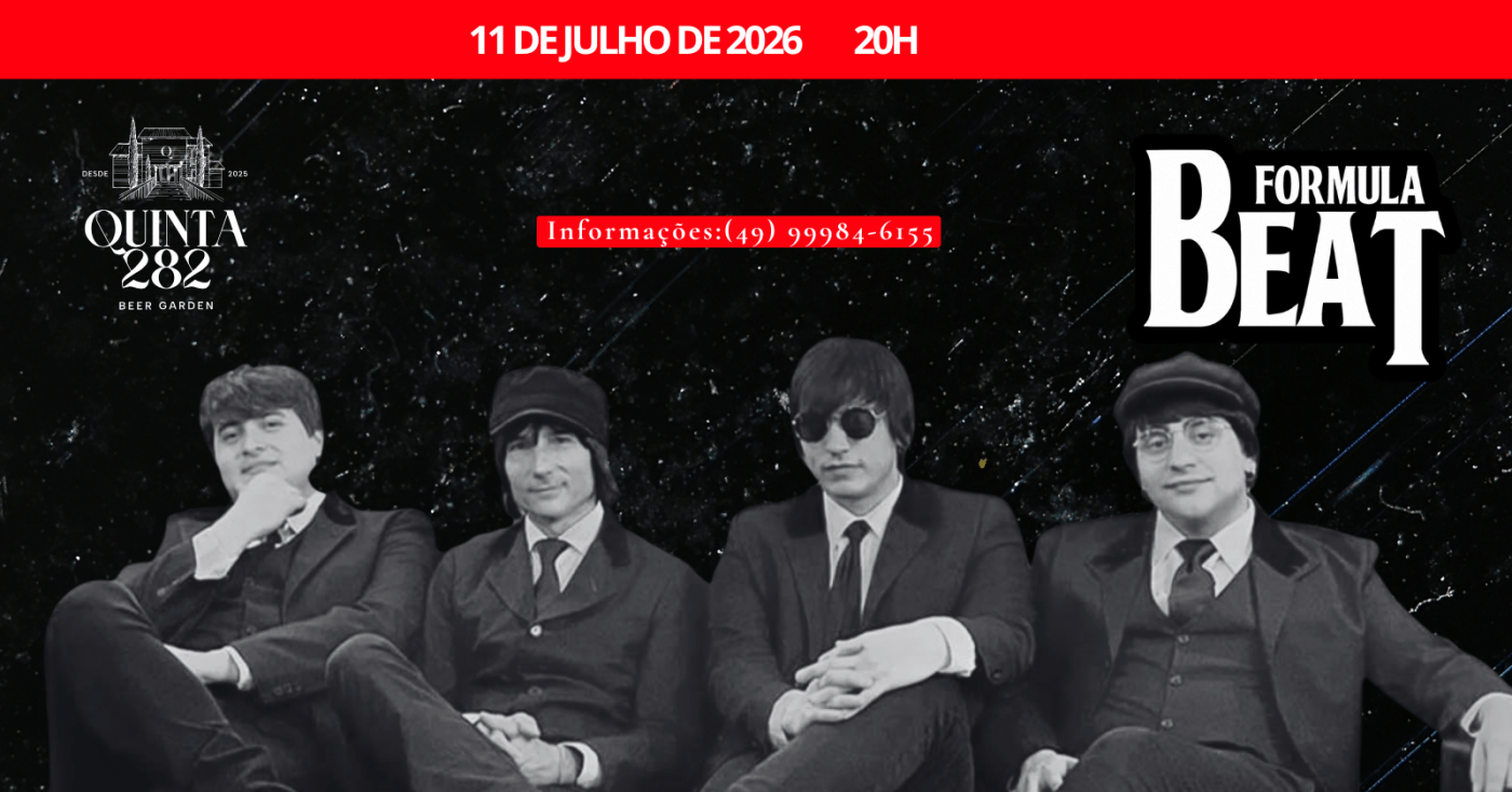 Tributo aos Beatles com Fórmula Beat - Quinta 282
