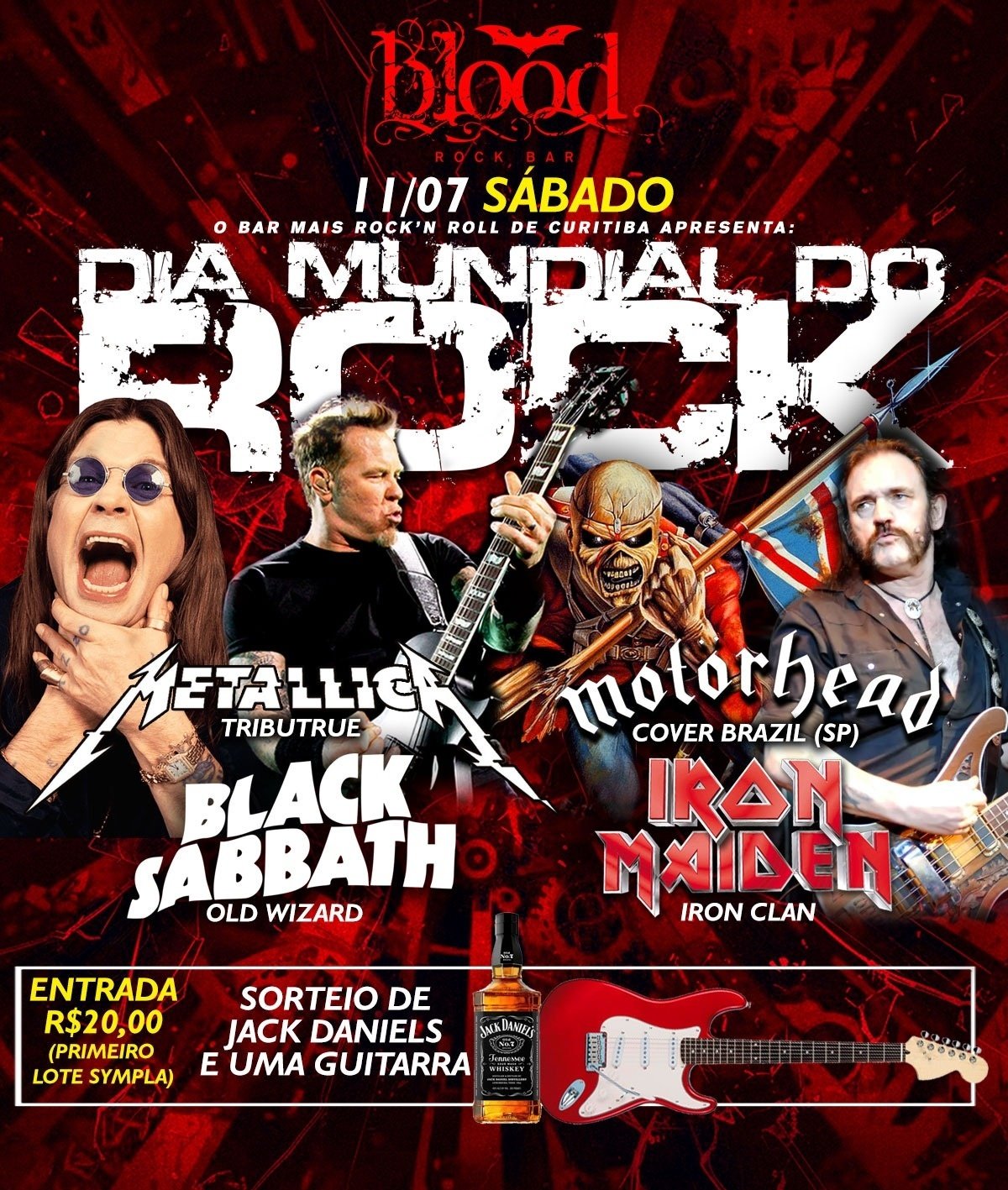 Dia Mundial do Rock do Blood (Sábado)