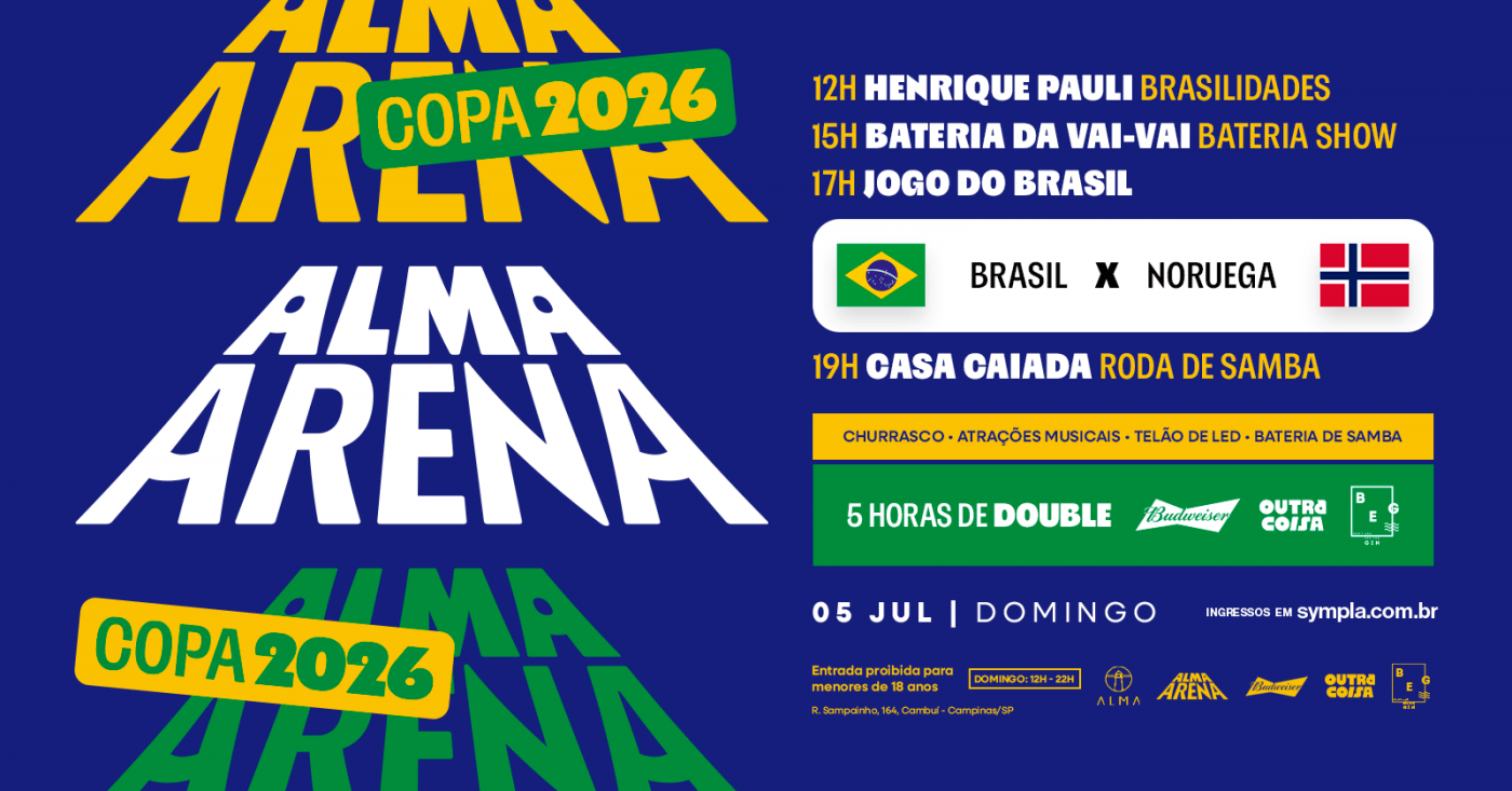 OITAVAS DE FINAL DA COPA DO MUNDO - JOGO DO BRASIL NO ALMA CAMPINAS | 05.07