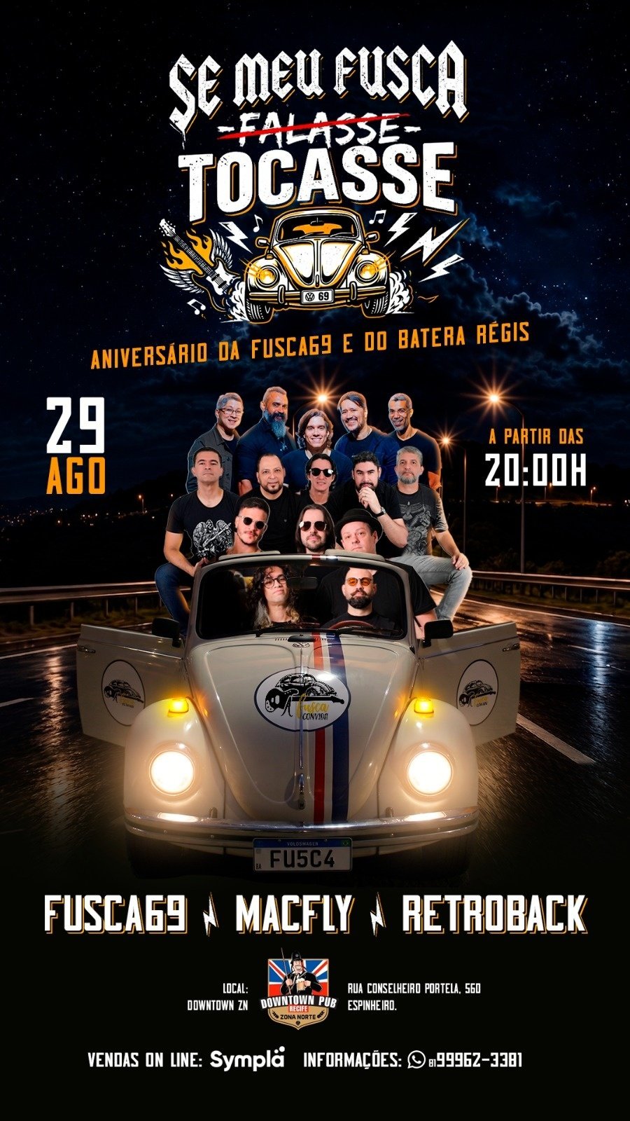 FUSCA CONVIDA : SE MEU FUSCA TOCASSE