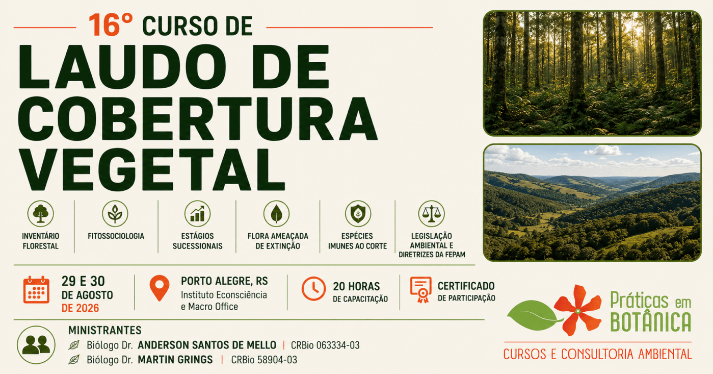 16º Curso de Laudo de Cobertura Vegetal