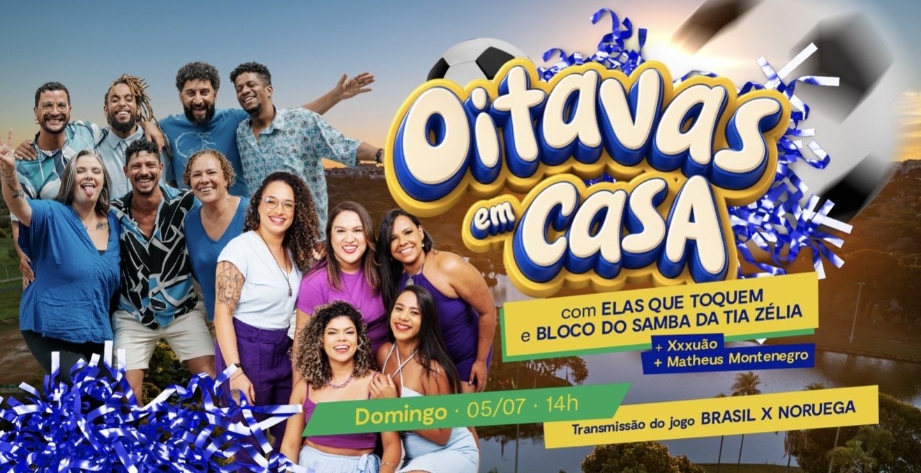 BRASIL X NORUEGA COM BLOCO DA TIA ZÉLIA & ELAS QUE TOQUEM