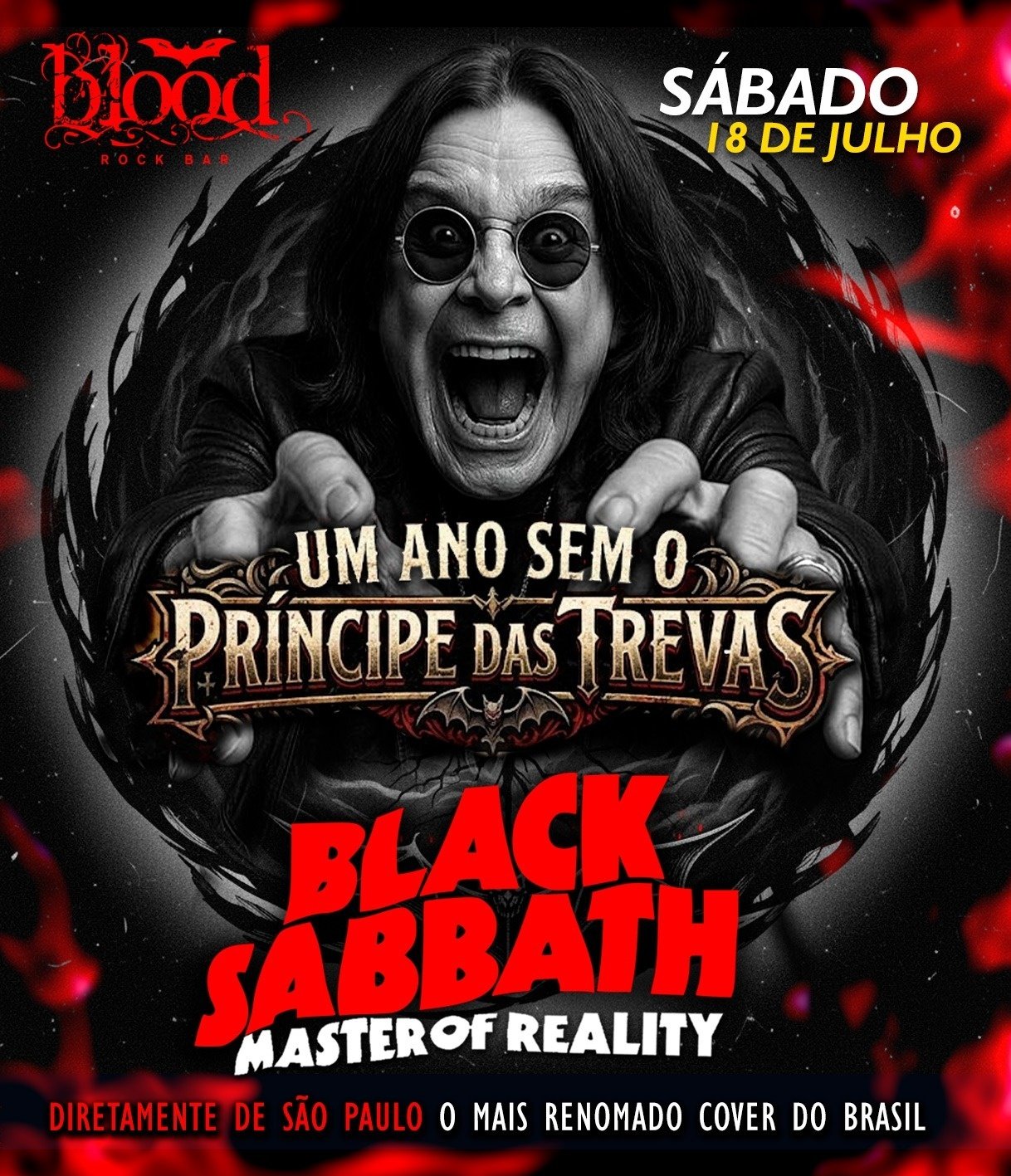 Black Sabbath Cover (SP) - 1 ano sem o Príncipe das Trevas