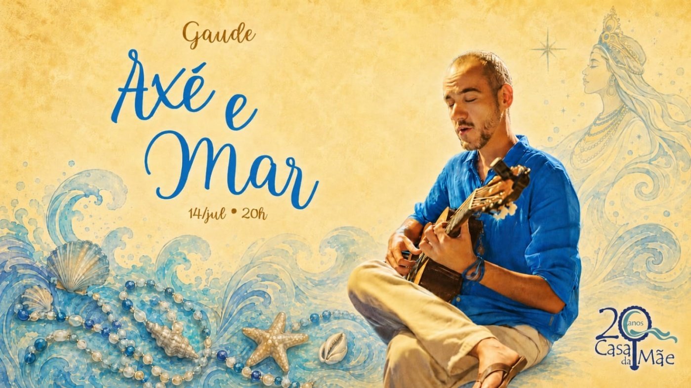 Gaude no show Axé e Mar;