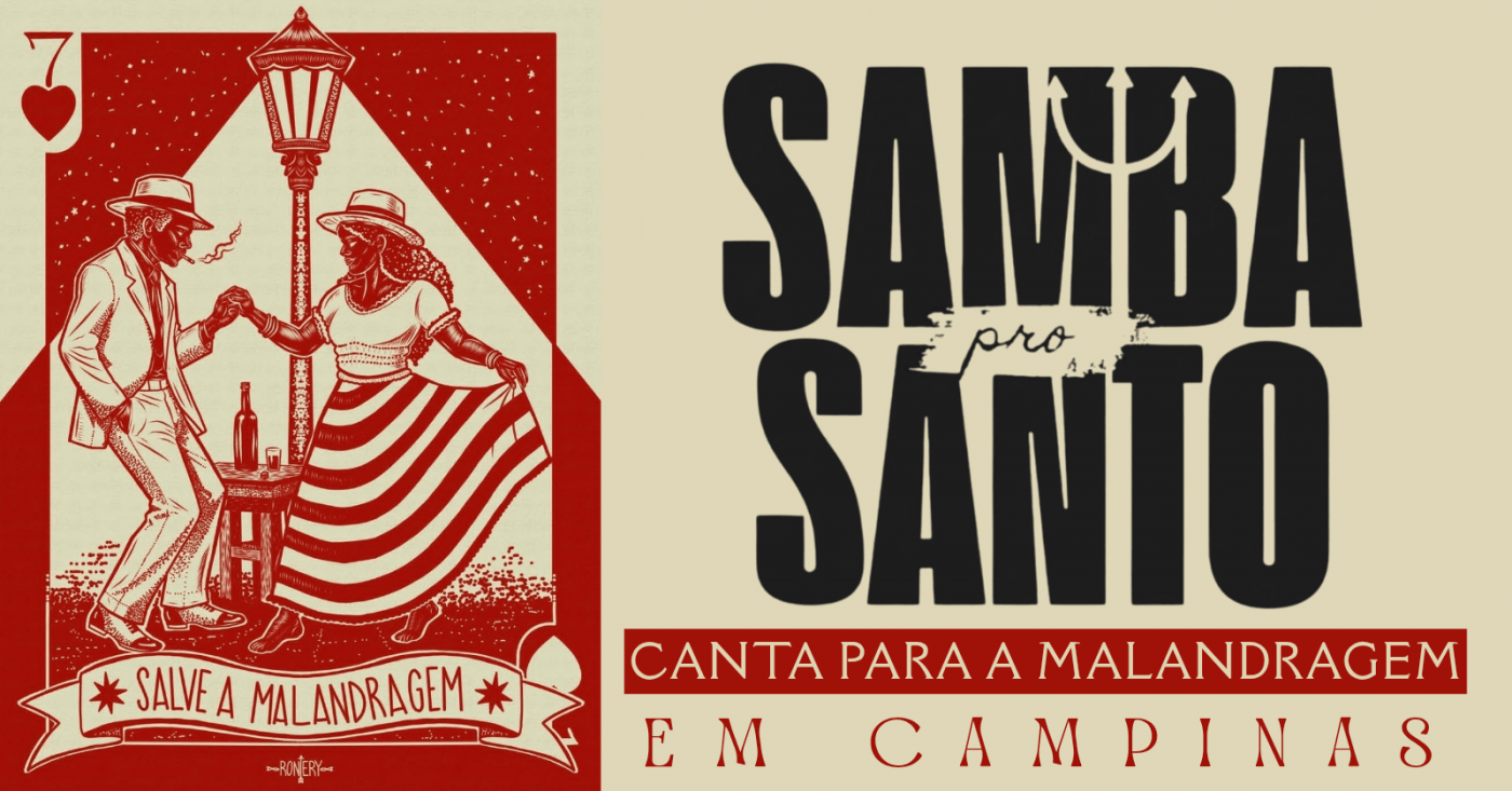 Samba pro Santo canta para a malandragem em Campinas