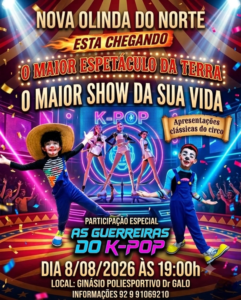 O MAIOR ESPETÁCULO DA TERRA