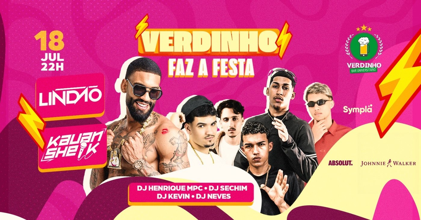 VERDINHO FAZ A FESTA