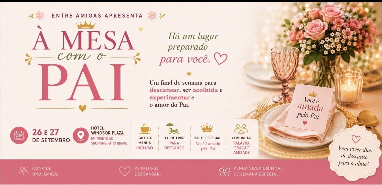 Encontro Entre Amigas - À mesa com o Pai.
