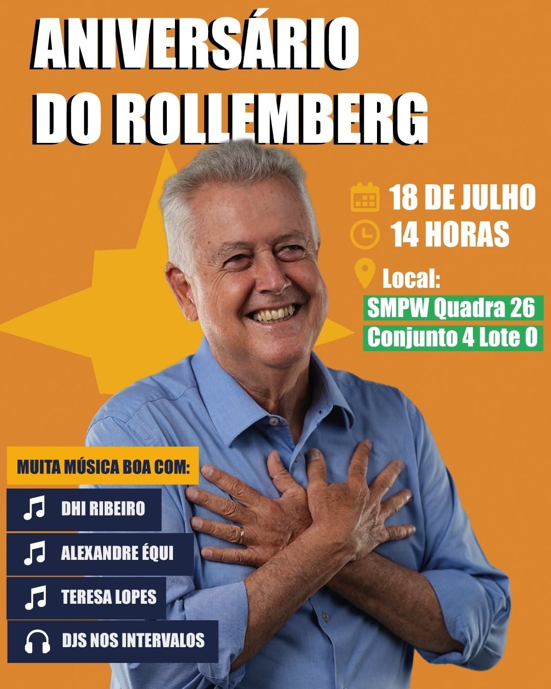 Aniversário 67 anos - Rollemberg