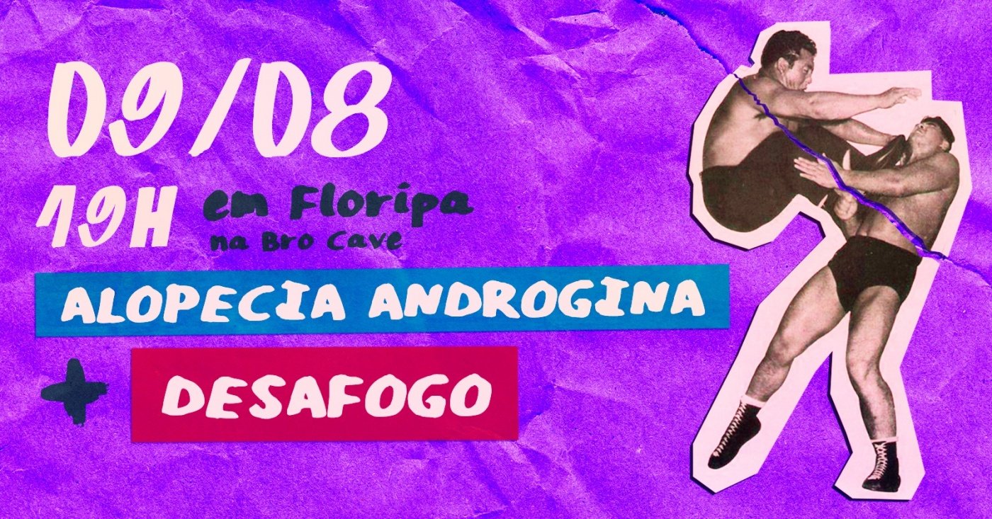 ALOPECIA ANDROGINA com DESAFOGO na BROCAVE!