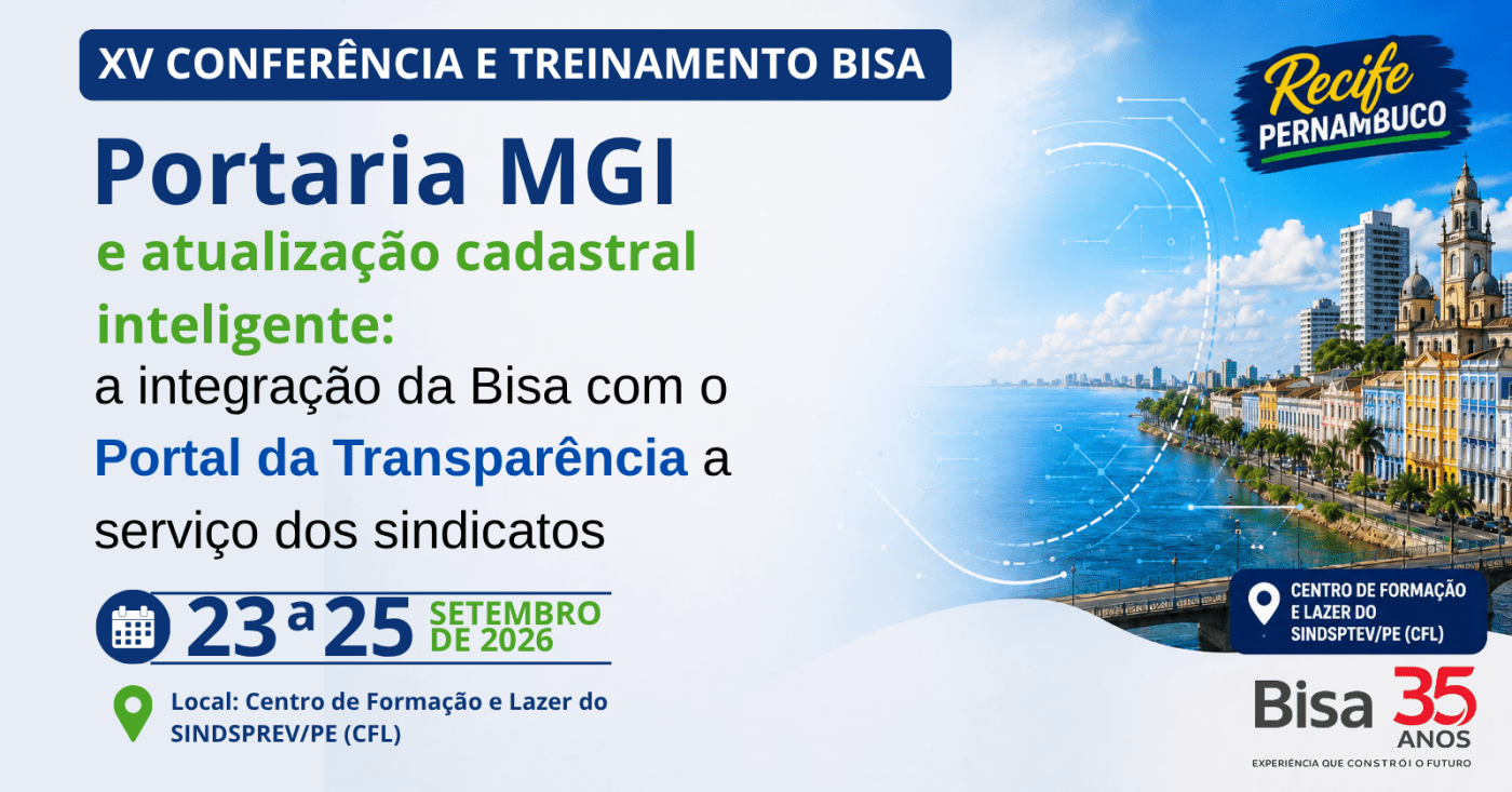 XV Conferência e Treinamento Bisa em Recife (PE)