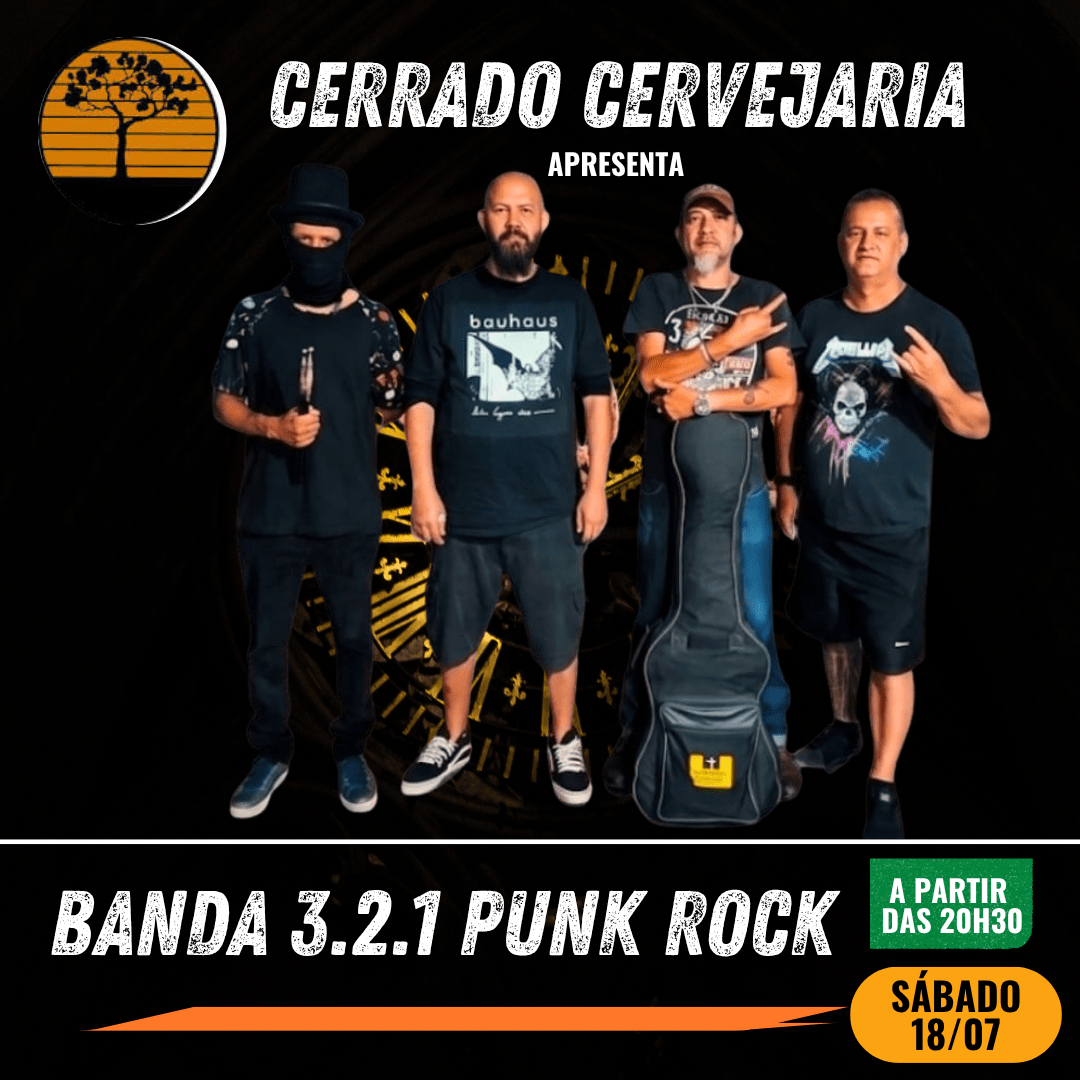 Banda 3.2.1 Punk Rock no Cerrado
