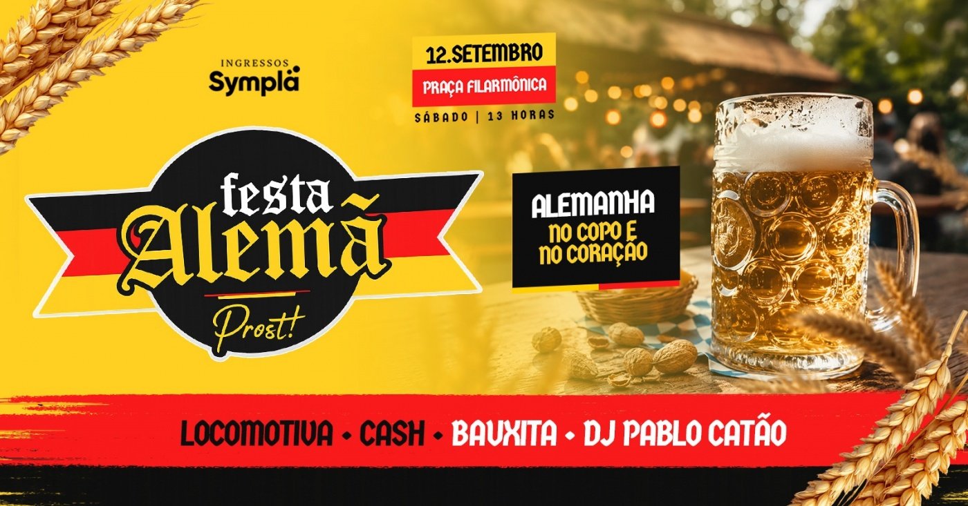 FESTA ALEMÃ - PRAÇA DA FILARMÔNICA