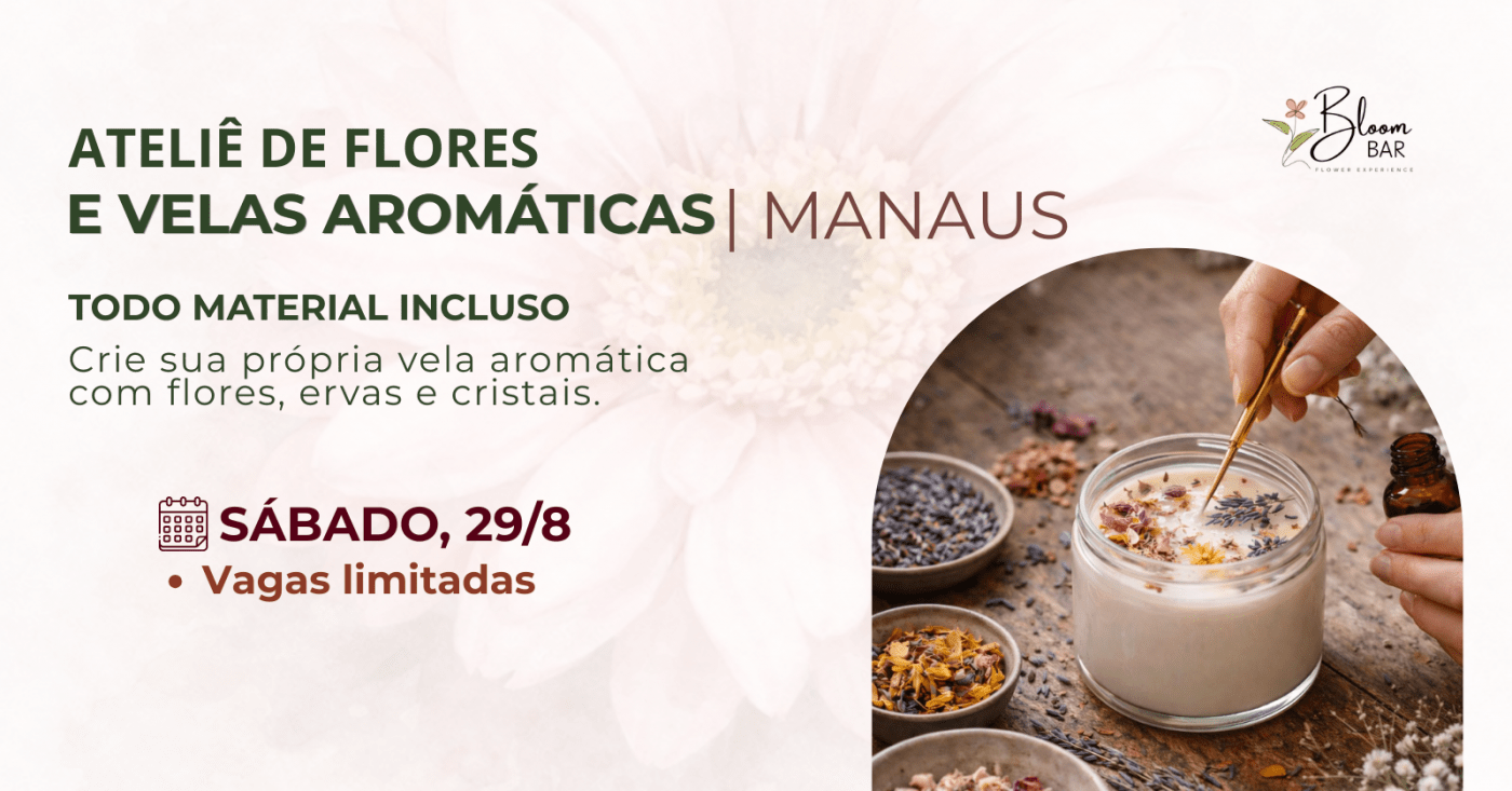 Ateliê Bloom Bar - Velas Aromáticas