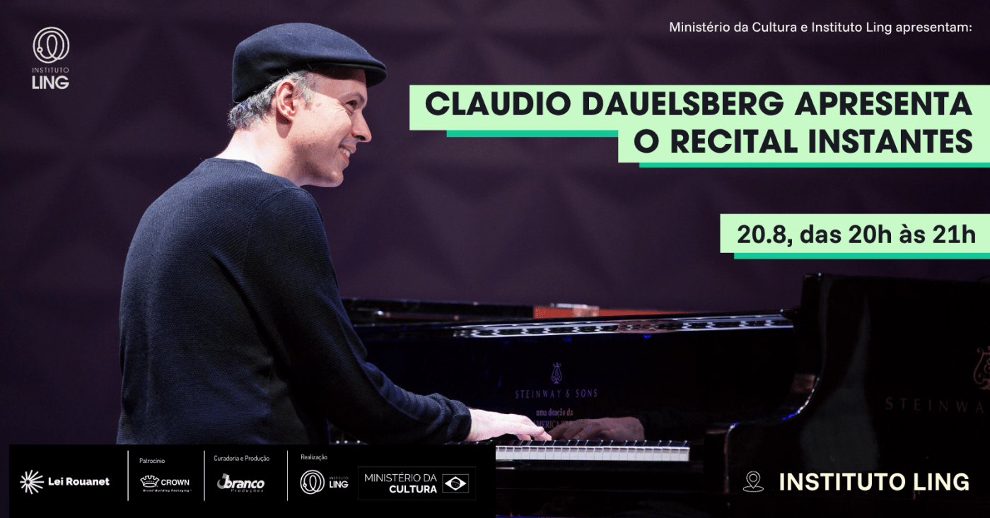 Claudio Dauelsberg apresenta o recital Instantes
