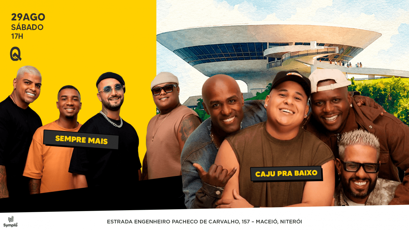 CAJU PRA BAIXO na BATUQ NITERÓI!!