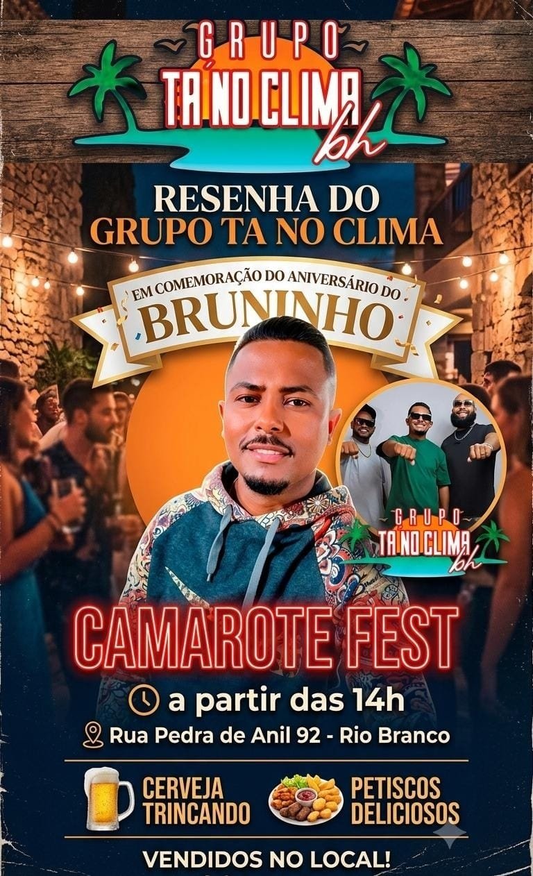 Resenha GRUPOTANOCLIMABH & CONVIDADOS