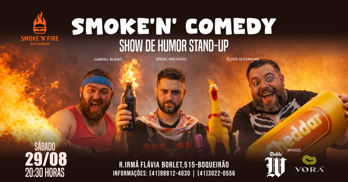 SMOKE'N' COMEDY STAND UP COMEDY EM CURITIBA