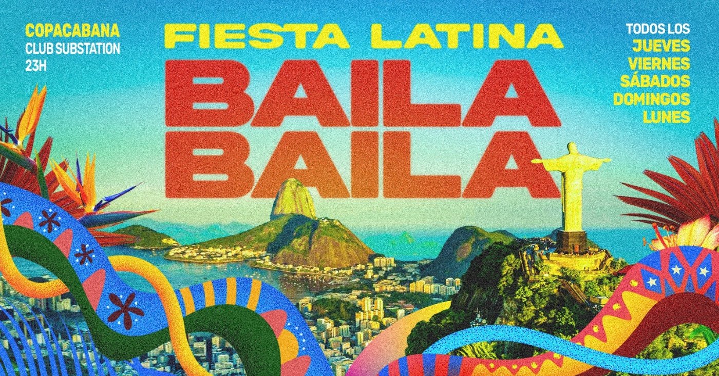 Fiesta Latina Baila Baila |Baile de Reggaeton | Copacabana | 27 Agosto