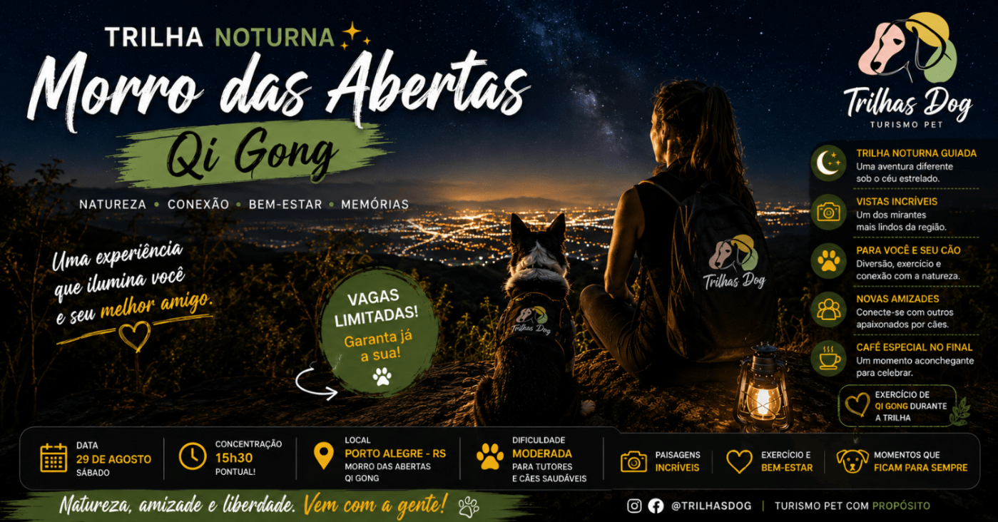 Trilha Noturna Morro das Abertas - Qi Gong