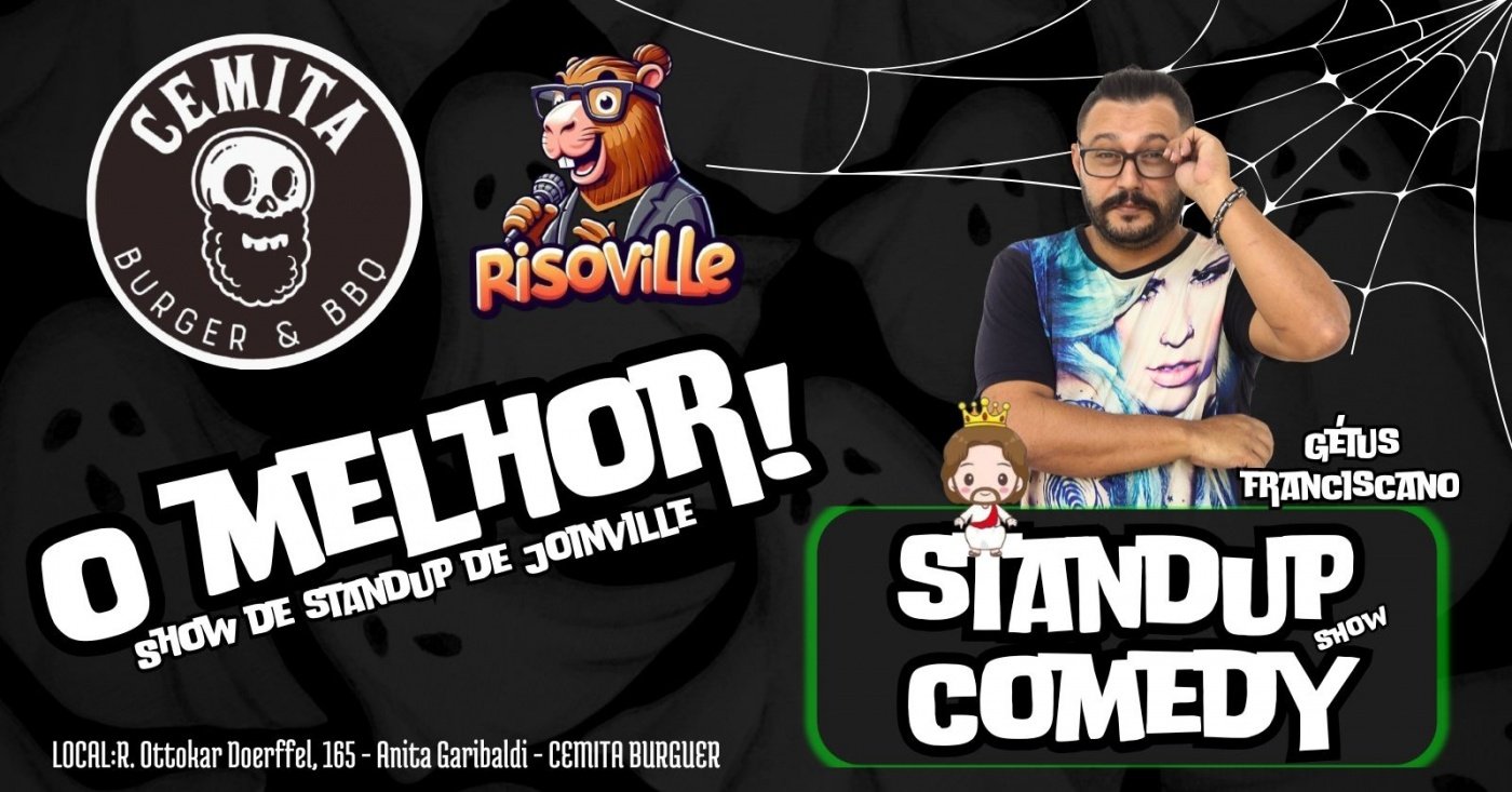 COMÉDIA STAND-UP NO CEMITA BURGUER! UMA NOITE DE ARREPIAR... DE RIR!!!