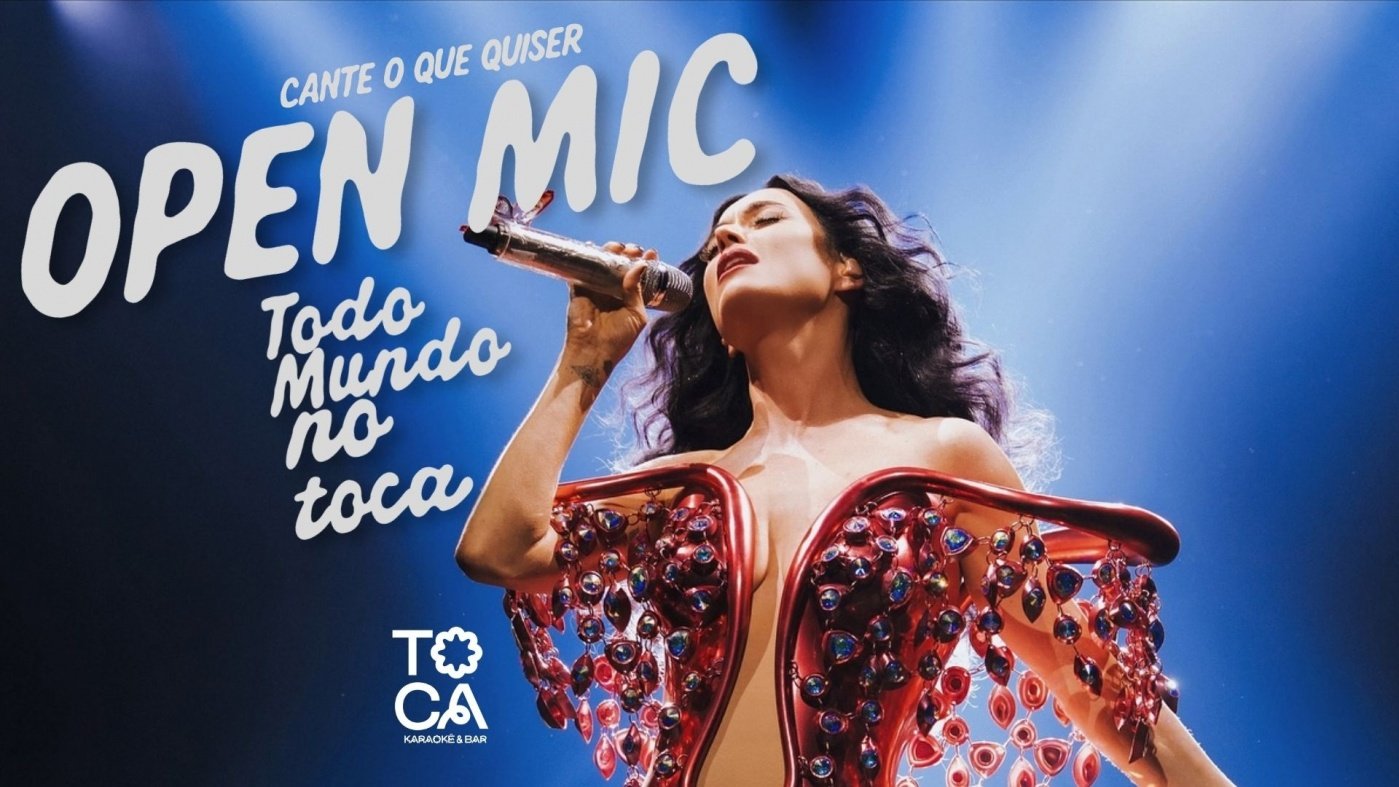 OPEN MIC DO TOCA - KARAOKÊ SEM TEMA