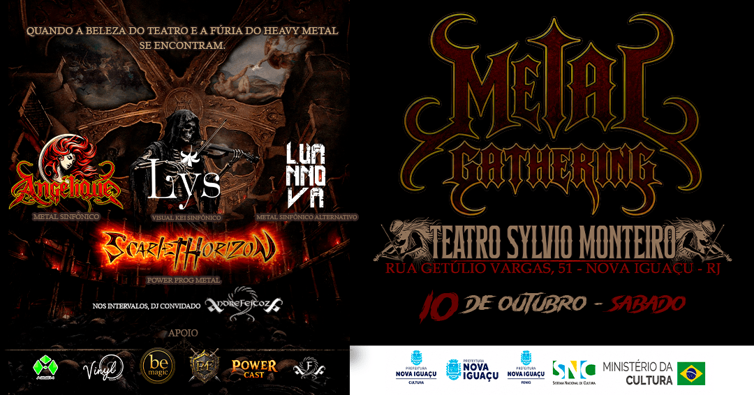METAL GATHERING: 1ª edição - Teatro Sylvio Monteiro.