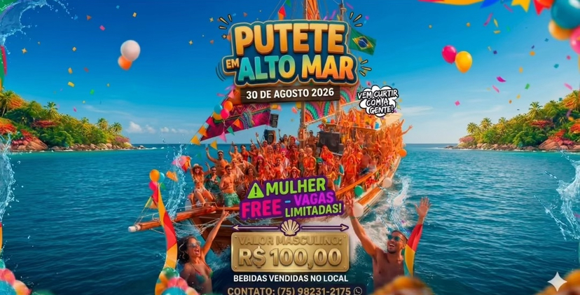 PUTETE EM ALTO MAR