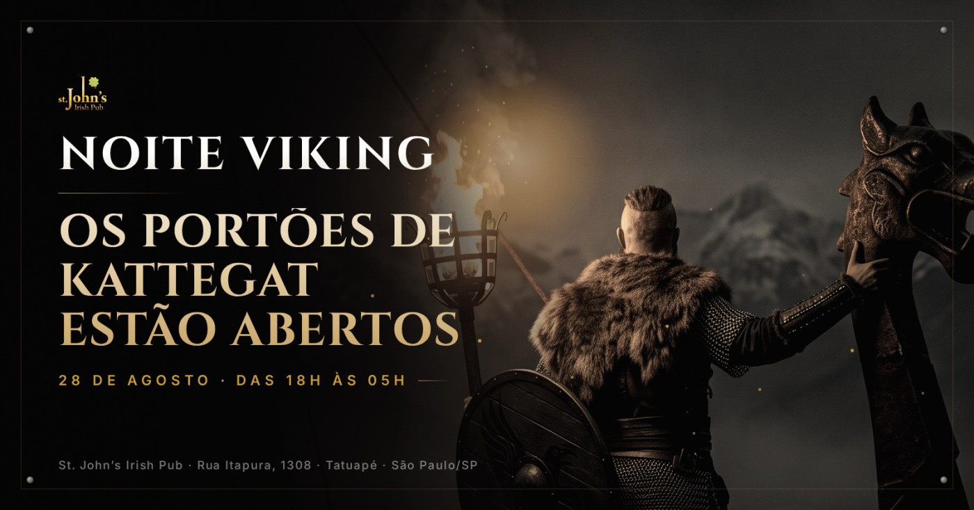 Noite dos Vikings no St. Johns Irish Pub