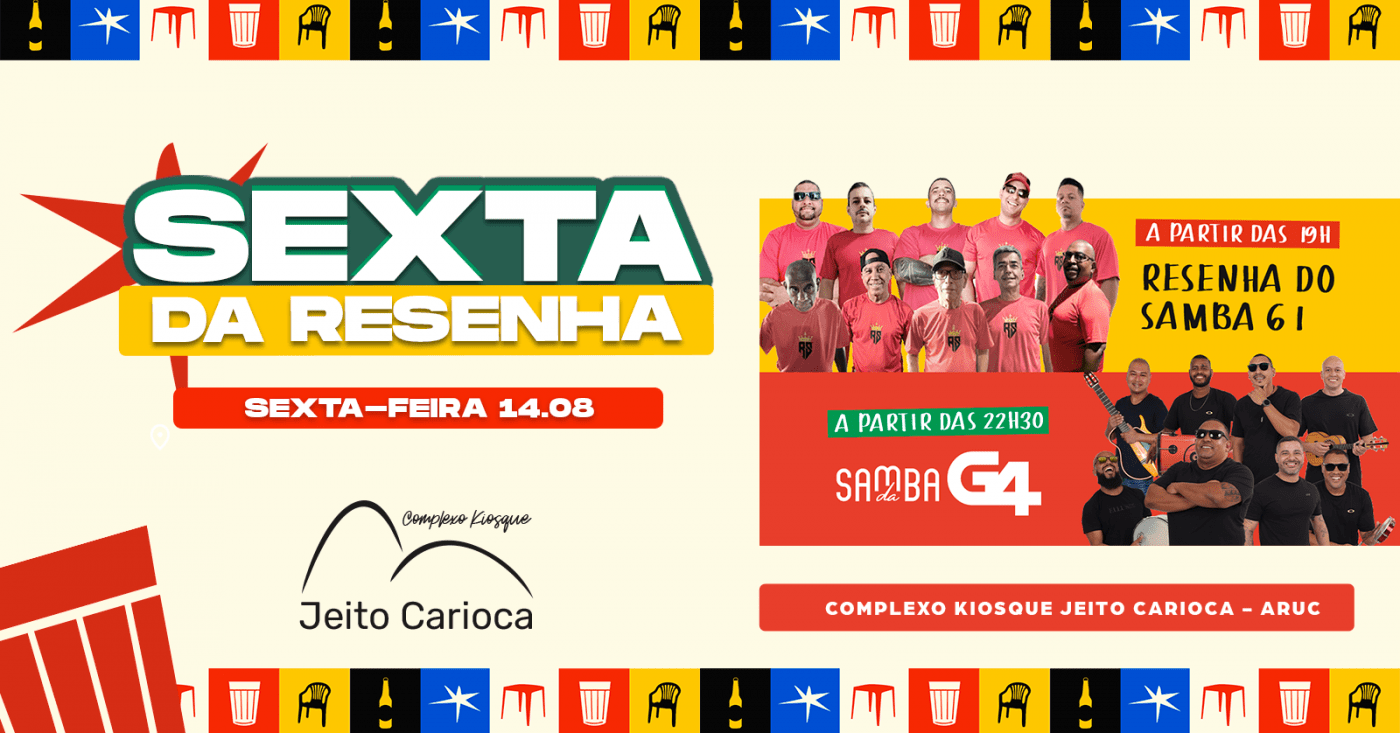 SEXTA DA RESENHA - RESENHA 61 & SAMBA DA G4