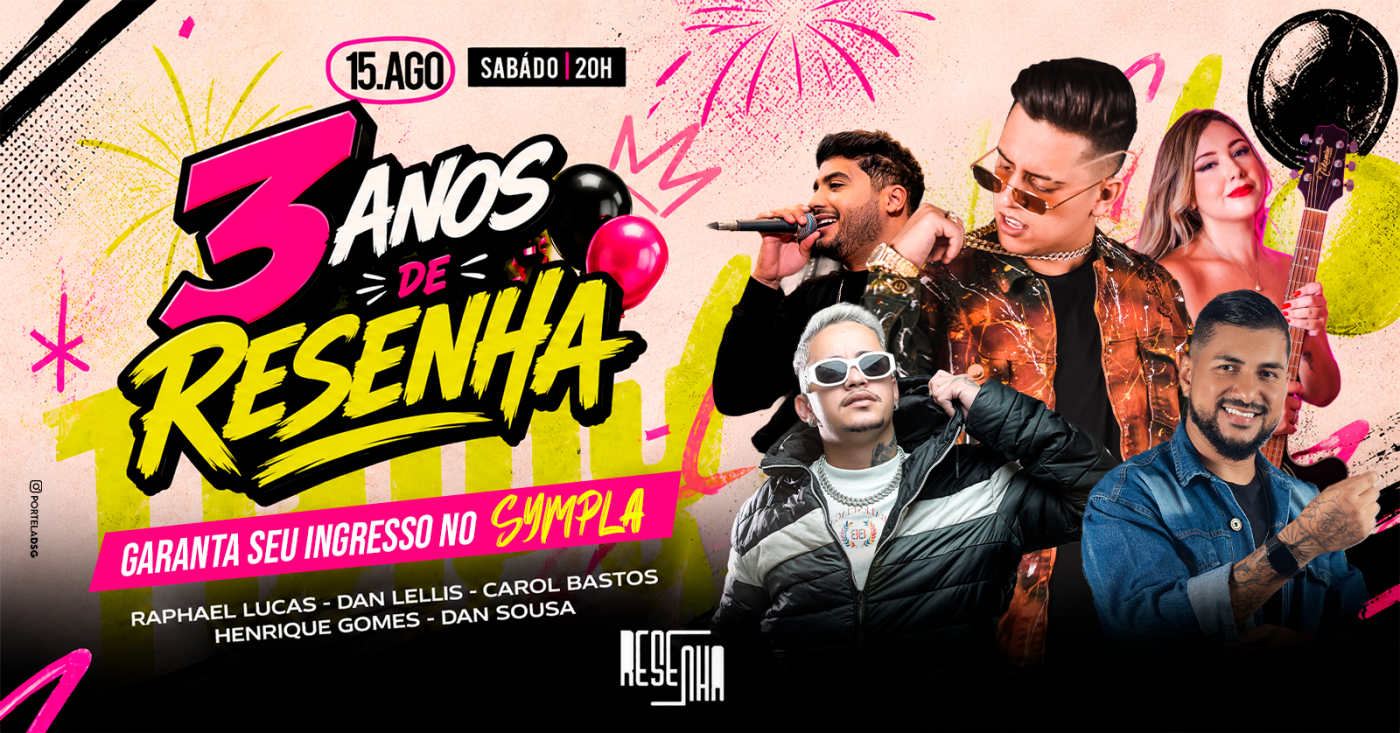 3 ANOS DE RESENHA