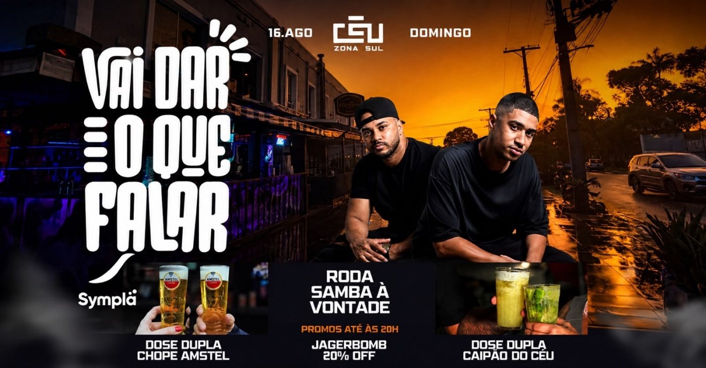 VAI DAR O QUE FALAR - DOMINGO 16/08