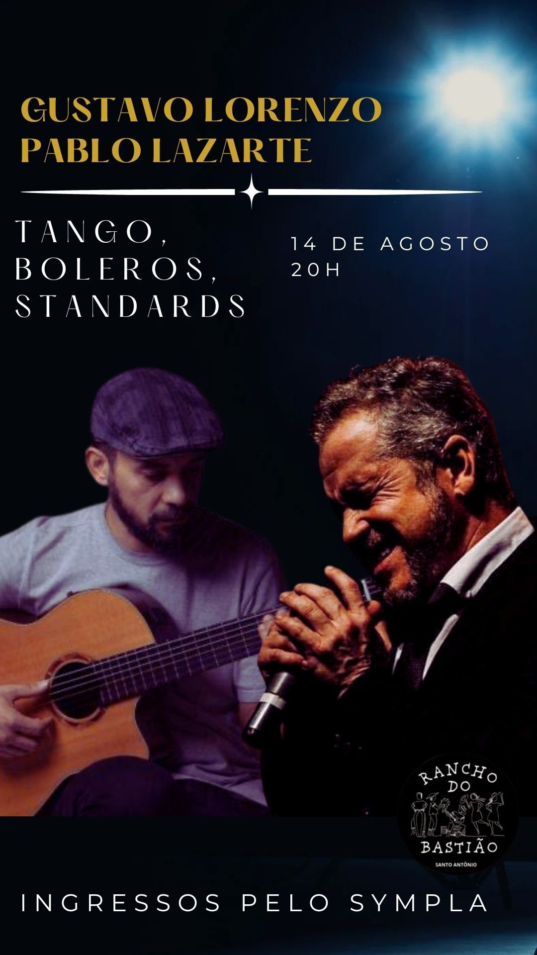 Noite de Tango com Gustavo Lorenzo e Pablo Lazarte