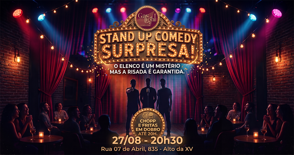STAND UP COMEDY SURPRESA / STAND UP COMEDY em CURITIBA