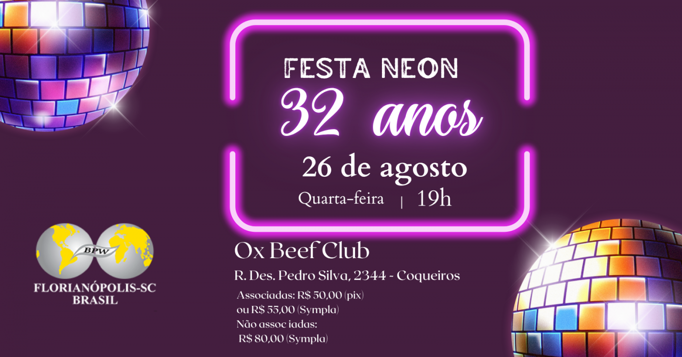 Festa de 32 anos da BPW Florianópolis