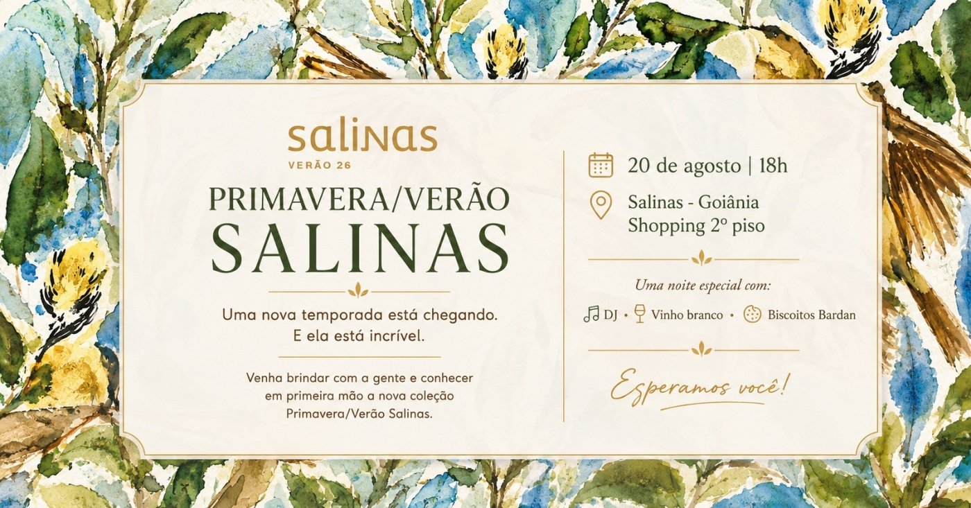 Lançamento Primavera/Verão Salinas