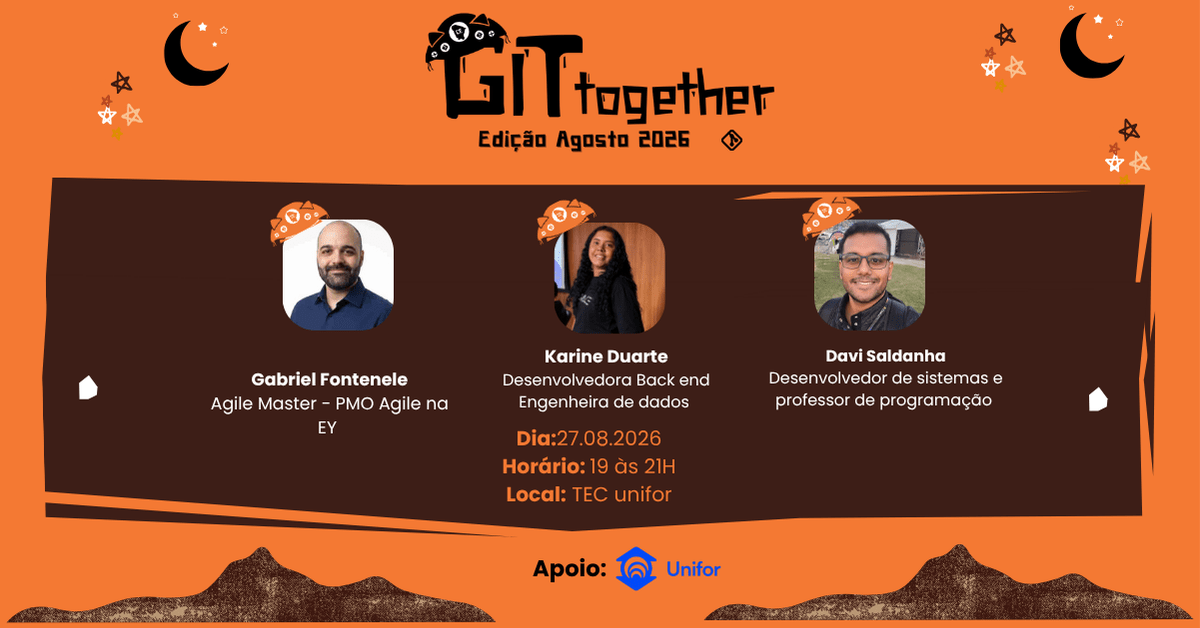 GitTogether - Edição Agosto 2026 | Conexão, Tech e Carreira