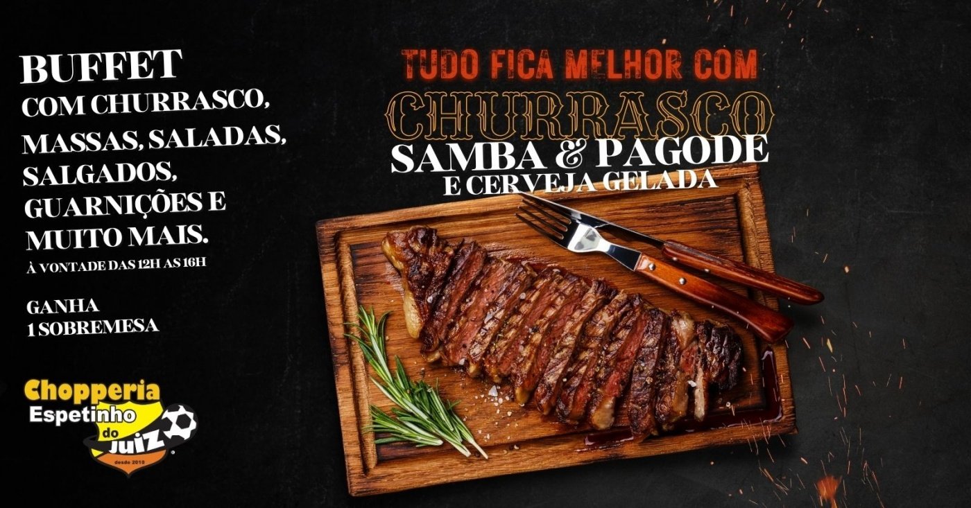 JUIZ IMPERADOR - BUFFET À VONTADE NO SEU ALMOÇO DOMINGO