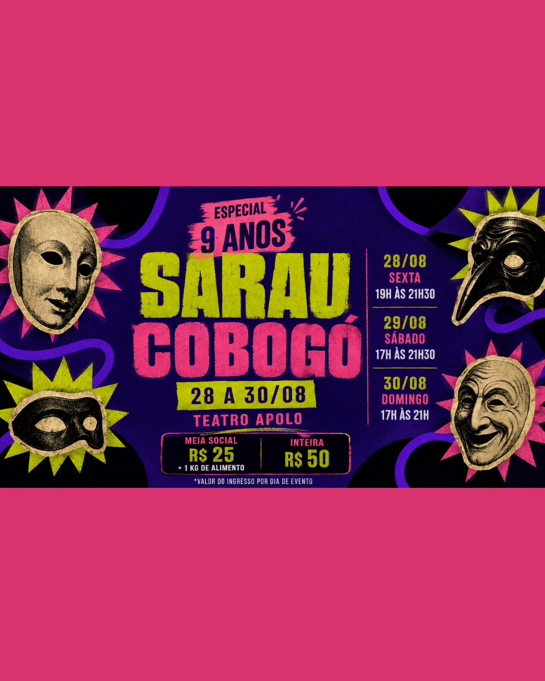 SARAU 9 ANOS COBOGÓ DAS ARTES
