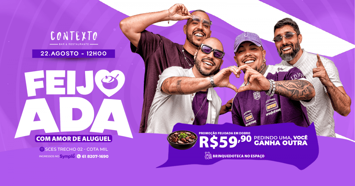 FeijoADA com Amor de Aluguel | 22.08 | Varanda Contexto Bar