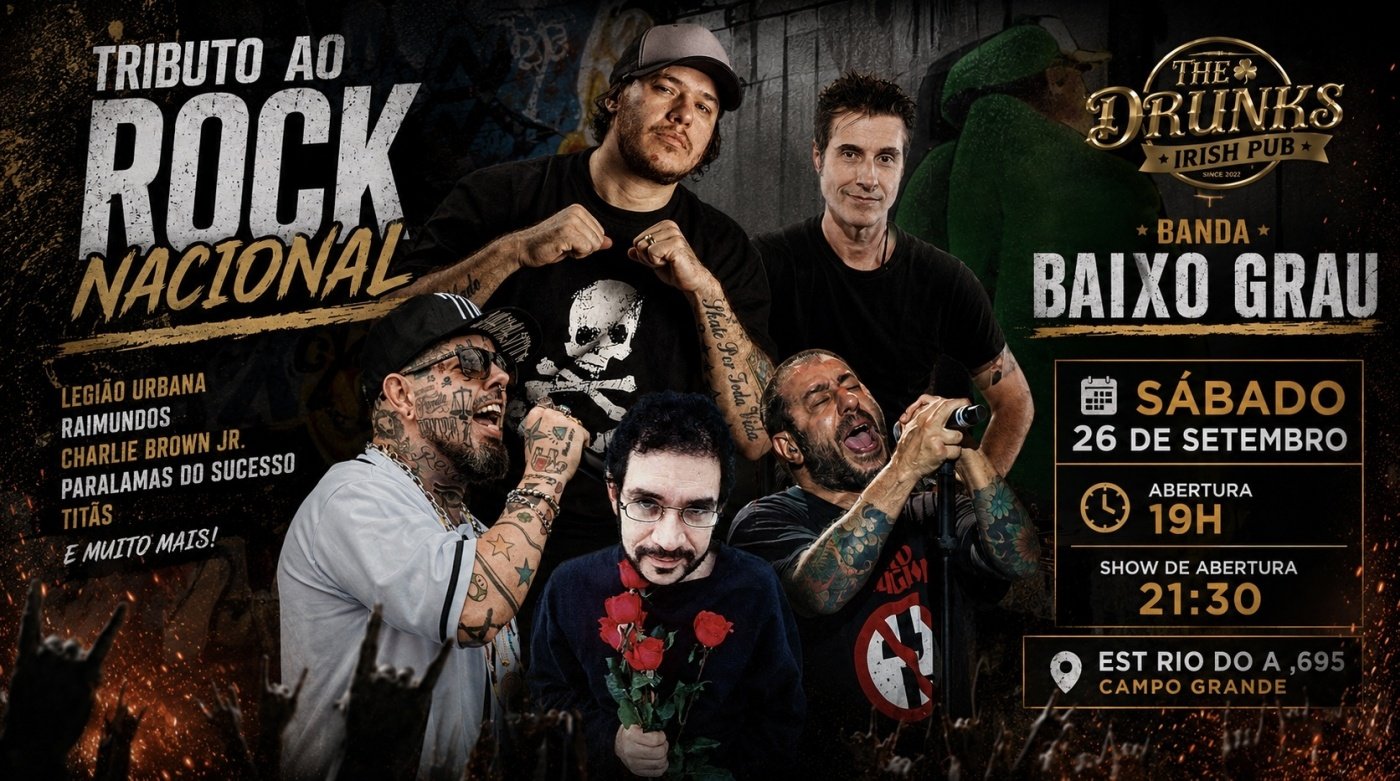 TRIBUTO AO ROCK NACIONAL -BANDA BAIXO GRAU