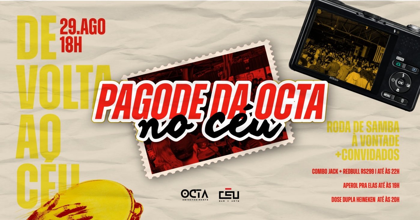 Pagode 90/2000 da Octa no Ceu Bar CB