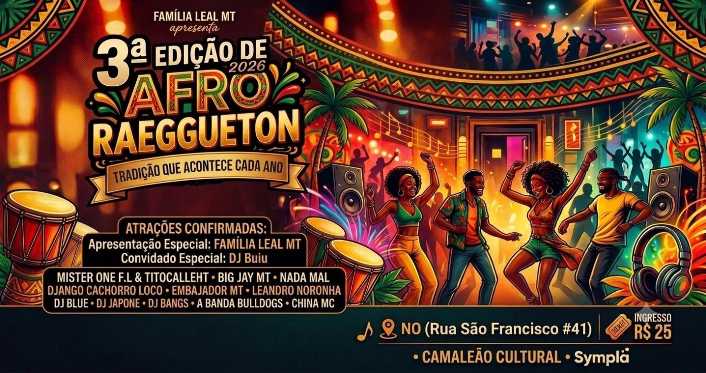 3ª Edição Afro Raeggueton