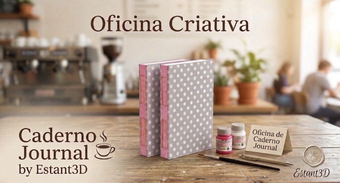 Oficina de caderno journal - DIY workshop em São Paulo