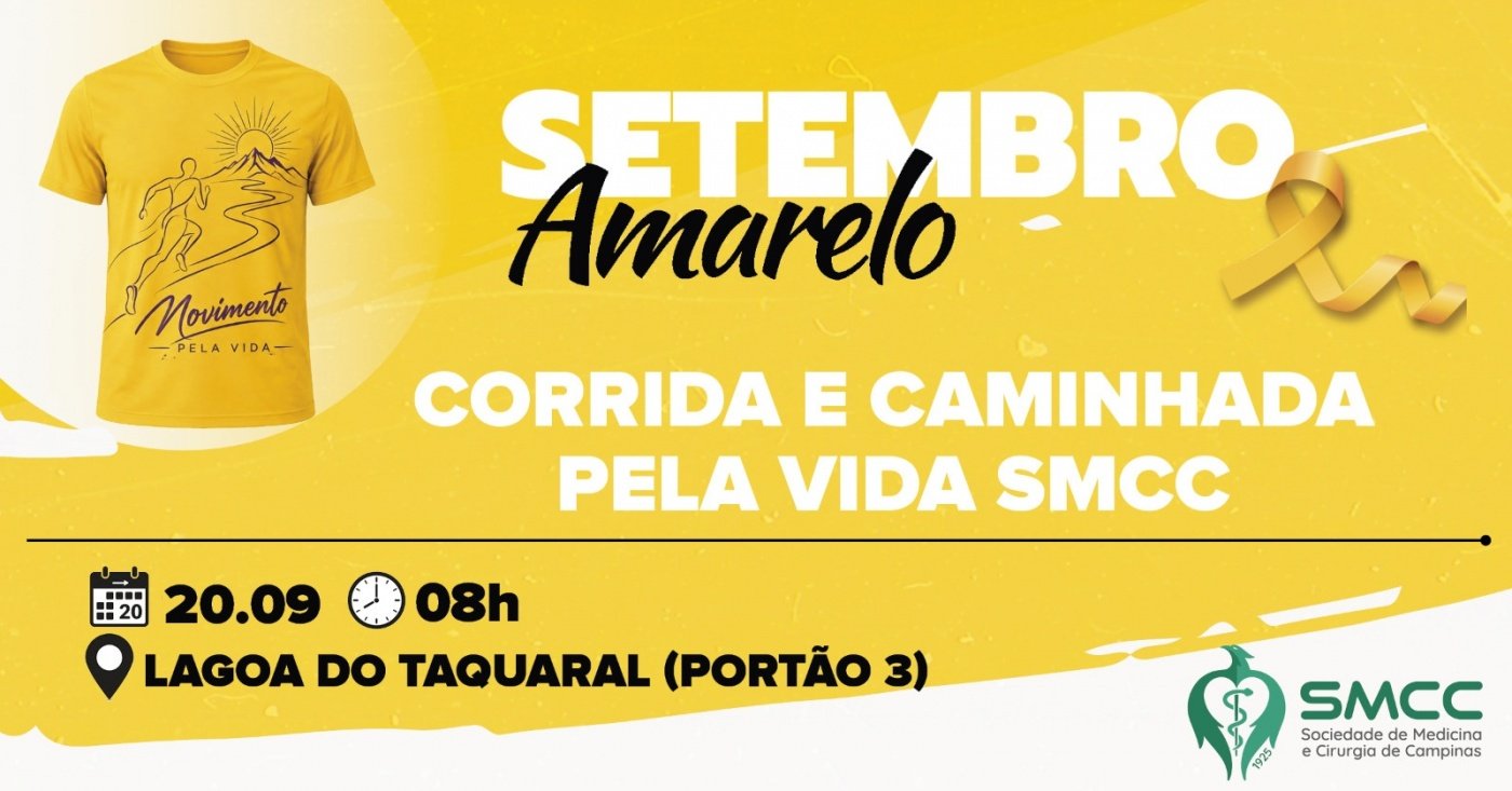 CORRIDA E CAMINHADA SETEMBRO AMARELO SMCC